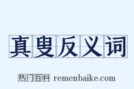 真叟反义词是什么意思的图片